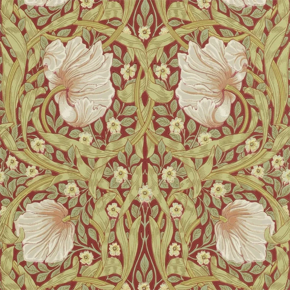 Compilation Pimpernel Brick/olive Dcmw216845 Rosa Tapet | Stuvbutiken