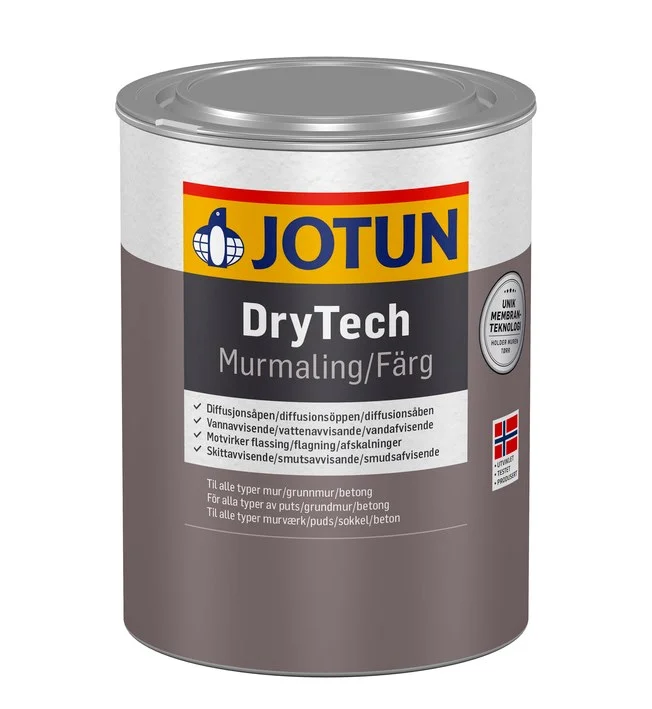 Jotun DryTech Murfärg - Smutsavvisande & hållbar.se