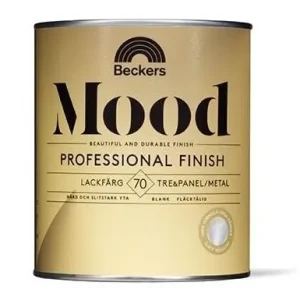 Beckers Mood Pro Finish 70 Lackfärg blank Vit