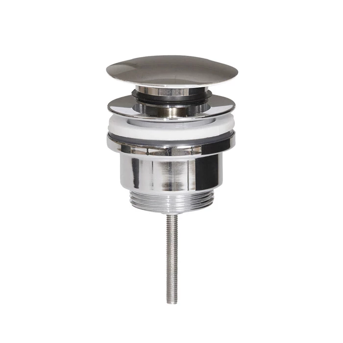 Bottenventil Push-down Krom