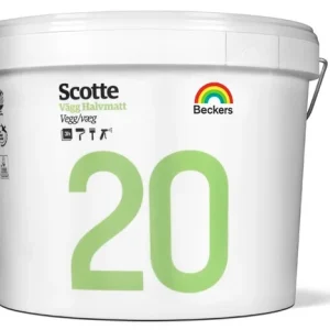 Beckers Scotte 20 Halvmatt väggfärg S0502-Y 4L