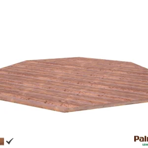 Palmako 103094 Golv till Betty / Bianca 18 m², brun tryckimpregnerad