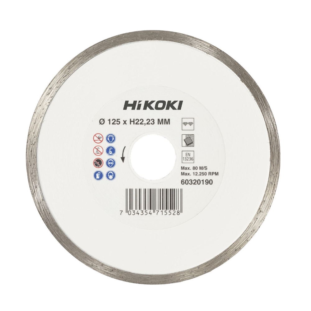 Diamantskiva Kakel, 125mm, Hikoki 60320190